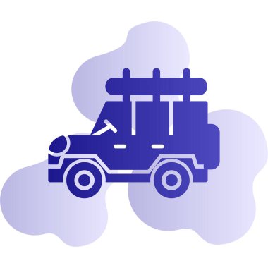 Safari cipi. Web simgesi basit illüstrasyon 