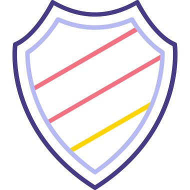 kalkan simgesi web basit illüstrasyon