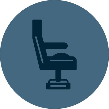 modada izole edilmiş arka planda koltuk simgesi 