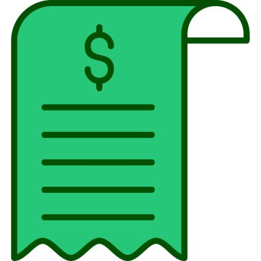 Bill simgesi, vektör illüstrasyonu basit tasarım