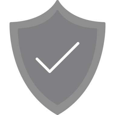 kalkan simgesi web basit illüstrasyon