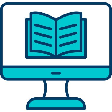 Özel ders. Web simgesi basit illüstrasyon