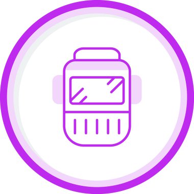 Kaynak maskesi. Web simgesi basit illüstrasyon                   