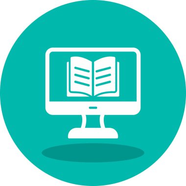 Özel ders. Web simgesi basit illüstrasyon