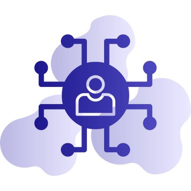 ağ bağlantısı simgesi ana hat biçiminde 