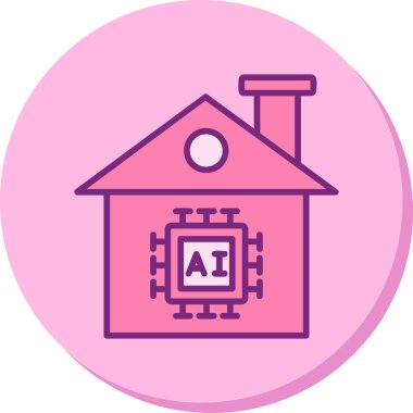 akıllı ev otomasyon vektör illüstrasyonu 