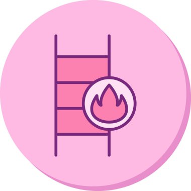 Merdiven simgesi çizimini ateşle                   