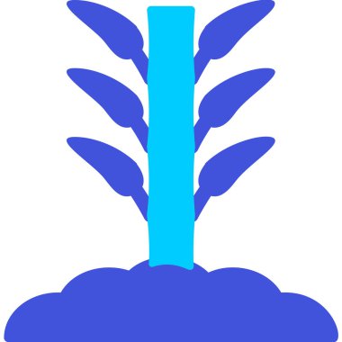 Bamboo icon, vector illustration simple design