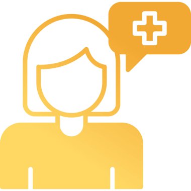 Pozitif Düşünme simgesi, vektör illüstrasyonu 