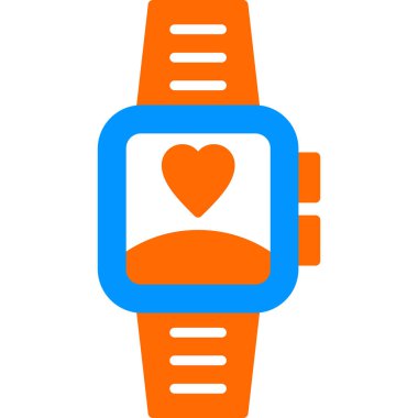 smartwatch simgesi, vektör illüstrasyonu 