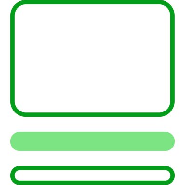 Dikdörtgen. Web simgesi basit illüstrasyon