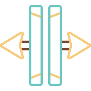 Web simgesi vektör resimlemesini yeniden boyutlandır