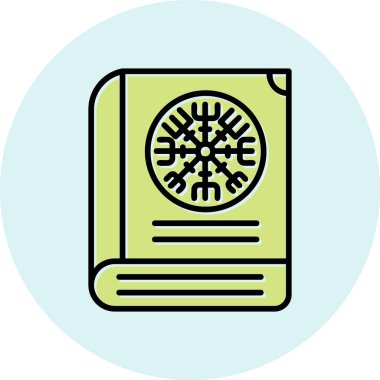 kitap simgesi, vektör illüstrasyonu basit tasarım