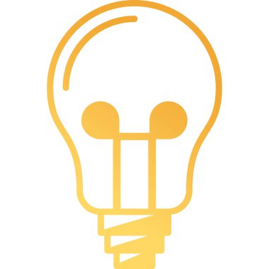 Ampul. Web simgesi basit illüstrasyon 