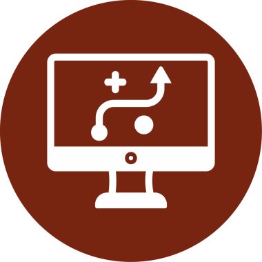 Strateji Simgesi Vektör illüstrasyonu 