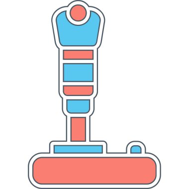 Modern joystick simgesinin vektör çizimi                             