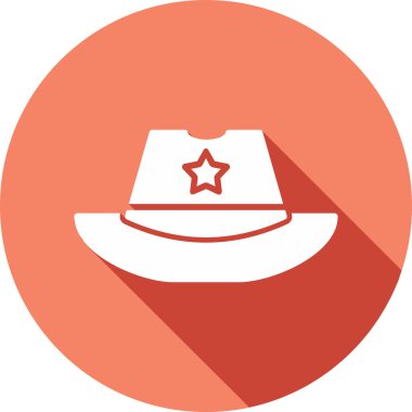 Şapka kutsal kişilerin resmi, basit vektör çizim 