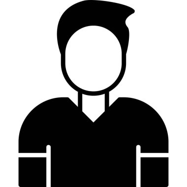 çalışan simgesi, vektör illüstrasyonu basit tasarım