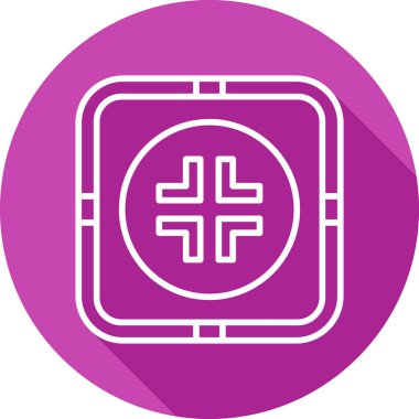 Çıkış düğmesi simgesi, basit vektör illüstrasyonu 