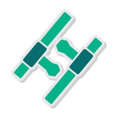 Tonfa. Web simgesi basit tasarım