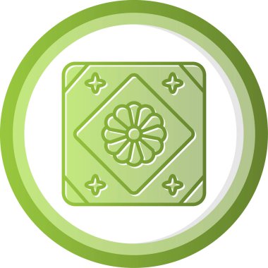 Döşeme. Web simgesi basit illüstrasyon