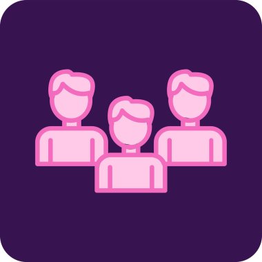 vector illustration of Group people icon 