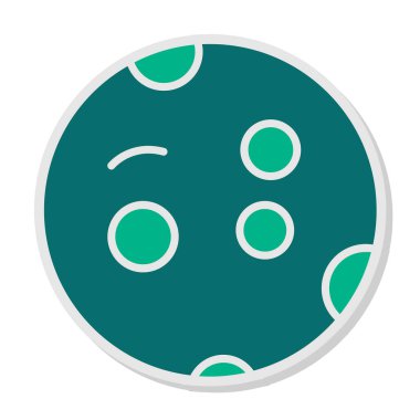 Merkür web simgesi vektör illüstrasyonu