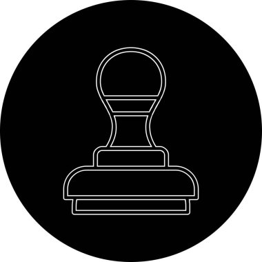 pul simgesi, vektör illüstrasyonu basit tasarım