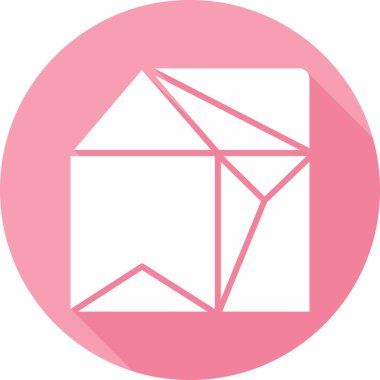 vektör evi oluşturma simgesi, modern tasarım illüstrasyonu 