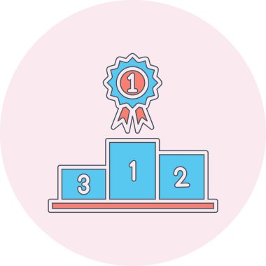 İlk Konum web simgesi, vektör illüstrasyonu