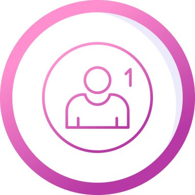 Takip simgesi, vektör illüstrasyonu basit tasarım