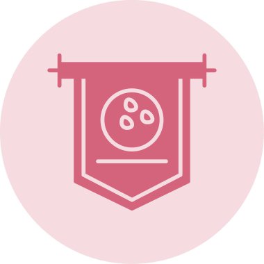 Sancak simgesi vektör illüstrasyonu  