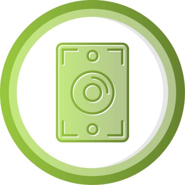 hoparlör basit vektör illüstrasyonu