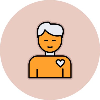 Gönüllü ağ simgesi basit illüComment