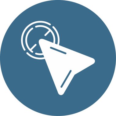 Web simgesi vektör illüstrasyonuna tıklayın 