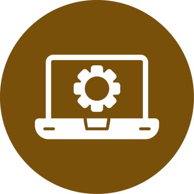 Yazılım web simgesi vektör illüstrasyonu