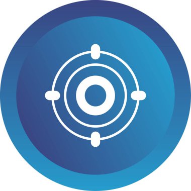 Hedef. Web simgesi basit illüstrasyon 