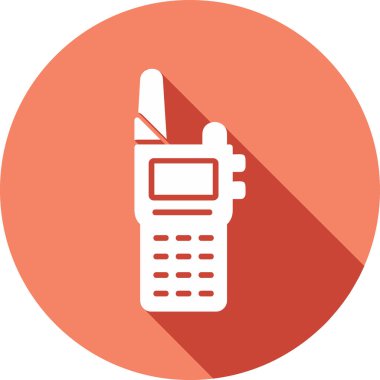 Walkie talkie simgesinin vektör çizimi