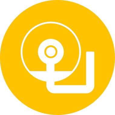 Elektro ağ simgesi basit illüstrasyon