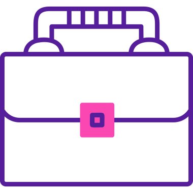 Evrak Çantası'nı web simge vektör çizim