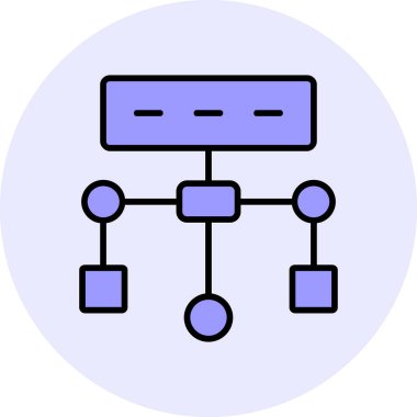 vector illustration of modern Algorithm icon            