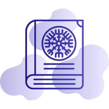 kitap simgesi, vektör illüstrasyonu basit tasarım