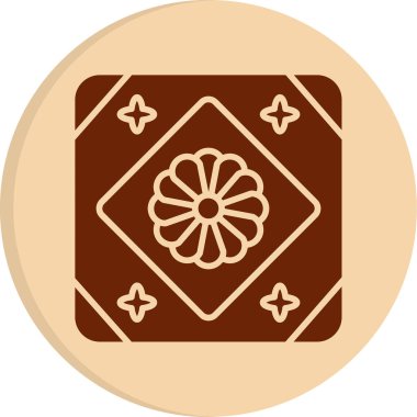 Döşeme. Web simgesi basit illüstrasyon