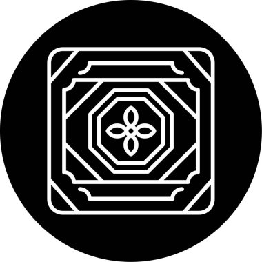 Döşeme. Web simgesi basit illüstrasyon