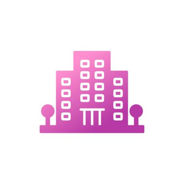 Office Building web icon, vector illustration