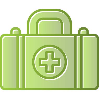 ilk yardım kutusu vektör simgesi 