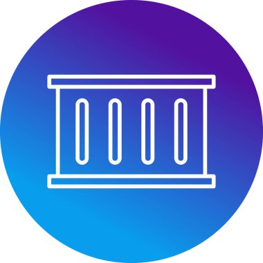 kabuk ağ simgesi vektör illüstrasyonu