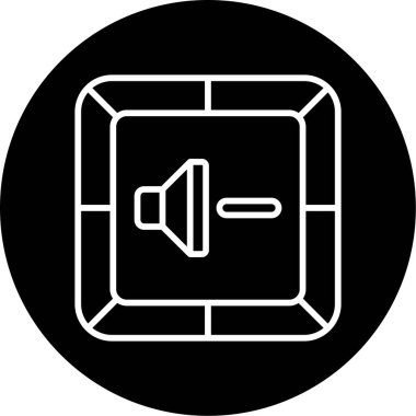 Cilt Aşağı simge, vektör illüstrasyon basit tasarım