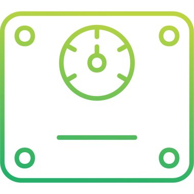 Taslak biçimdeki ağırlık simgesi 