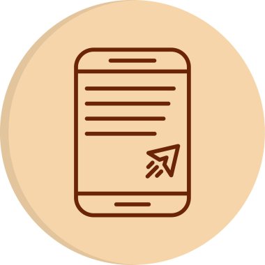 mobil ileti simgesi, vektör illüstrasyonu basit tasarım